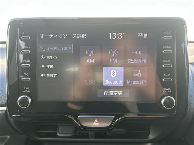 ヤリス ハイブリッドZ 純正ディスプレイオーディオ (FM/AM/BT/Miracast/USB) トヨタセーフティーセンス シートヒーター クルーズコントロール バックカメラ 電格ミラー LTA PCS(3枚目)
