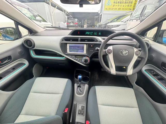 アクア S BLUETOOTH キーレスエントリ 安全ボディ オートエアコン デュアルエアバック ESC パワーウィンドウ SRS パワーステアリング ABS アイストップ(14枚目)