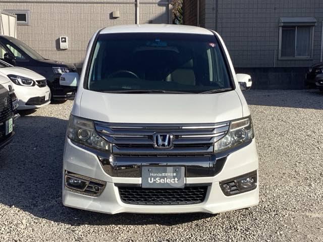 ステップワゴンスパーダ Ｚクールスピリット　ギャザスメモリーナビ＆Ｒカメラ、電動スライドドア、ＥＴＣ、フルオートエアコン　バックカメ　キーフリー　横滑防止　ＤＶＤ視聴可能　パワーウインドウ　禁煙　Ａクルーズ　三列シート　運転席エアバック　ＡＢＳ（3枚目）