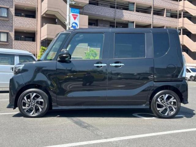 タント カスタムＸ　スマートアシスト（トヨタ・ダイハツ）／両側電動スライドドア／シートヒーター　前席／車線逸脱防止支援システム／届出済未使用車／ヘッドランプ　ＬＥＤ／ＵＳＢジャック／ＥＢＤ付ＡＢＳ／横滑り防止装置（2枚目）