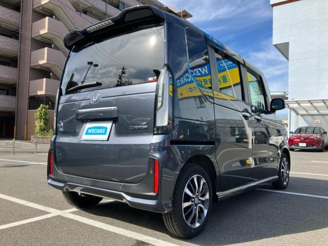 N-BOXカスタム ヒョウジュン 純正 8インチ メモリーナビ/ホンダセンシング/電動スライドドア/シートヒーター 前席/車線逸脱防止支援システム/パーキングアシスト バックガイド/ドライブレコーダー 純正 衝突被害軽減システム(3枚目)