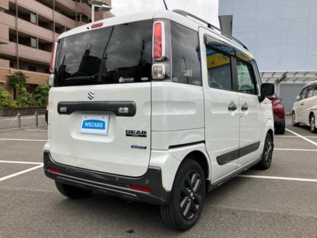 スペーシアギア ハイブリッドXZ 保証書/純正 8インチ ナビ/衝突安全装置/両側電動スライドドア/シートヒーター/車線逸脱防止支援システム/ドライブレコーダー 前後/ヘッドランプ LED/ETC/EBD付ABS/横滑り防止装置(3枚目)