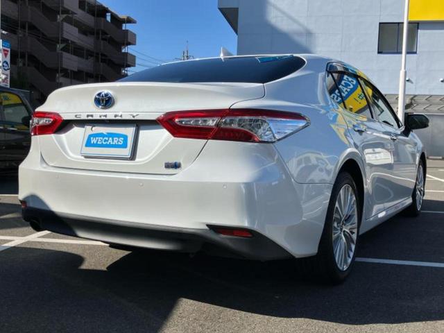 カムリ Ｇレザーパッケージ　新品タイヤ／ＪＢＬ／純正　ＳＤナビ／衝突安全装置／シートヒーター／車線逸脱防止支援システム／ヘッドランプ　ＬＥＤ／Ｂｌｕｅｔｏｏｔｈ接続／ＥＴＣ／ＥＢＤ付ＡＢＳ／横滑り防止装置　衝突被害軽減システム（3枚目）