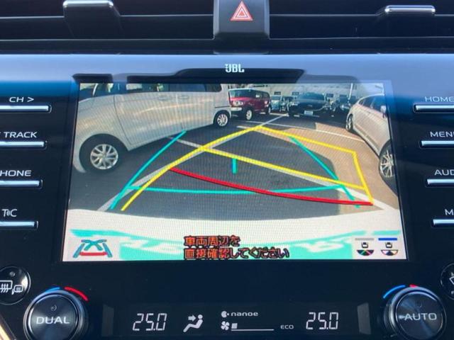 カムリ Ｇレザーパッケージ　新品タイヤ／ＪＢＬ／純正　ＳＤナビ／衝突安全装置／シートヒーター／車線逸脱防止支援システム／ヘッドランプ　ＬＥＤ／Ｂｌｕｅｔｏｏｔｈ接続／ＥＴＣ／ＥＢＤ付ＡＢＳ／横滑り防止装置　衝突被害軽減システム（12枚目）