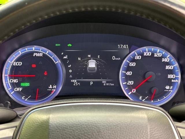 クラウンハイブリッド RSリミテッド 保証書/純正 SDナビ/衝突安全装置/シートヒーター/車線逸脱防止支援システム/シート フルレザー/ヘッドランプ LED/USBジャック/Bluetooth接続/ETC/EBD付ABS 革シート(13枚目)