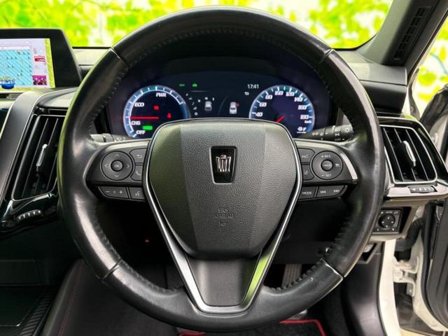 クラウンハイブリッド RSリミテッド 保証書/純正 SDナビ/衝突安全装置/シートヒーター/車線逸脱防止支援システム/シート フルレザー/ヘッドランプ LED/USBジャック/Bluetooth接続/ETC/EBD付ABS 革シート(14枚目)