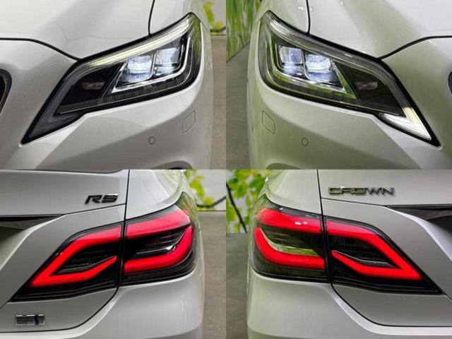 クラウンハイブリッド RSリミテッド 保証書/純正 SDナビ/衝突安全装置/シートヒーター/車線逸脱防止支援システム/シート フルレザー/ヘッドランプ LED/USBジャック/Bluetooth接続/ETC/EBD付ABS 革シート(62枚目)