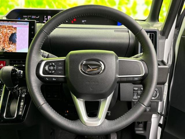 タント カスタムRS 新品タイヤ/保証書/ディスプレイオーディオ9インチ/スマートアシスト(トヨタ・ダイハツ)/両側電動スライドドア/車線逸脱防止支援システム/シート ハーフレザー/ドライブレコーダー 純正 バックカメラ(13枚目)