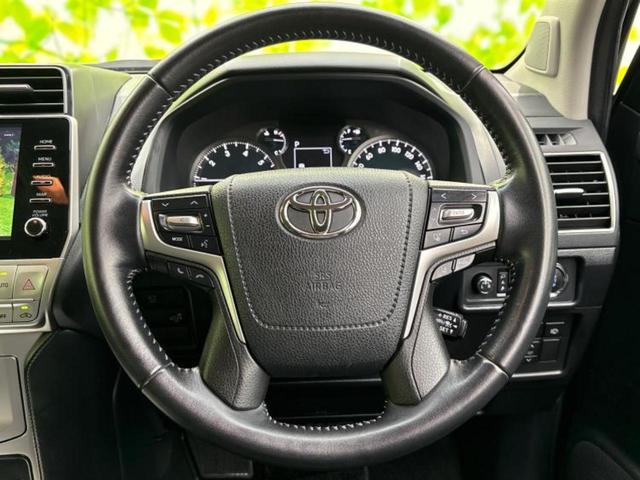 ランドクルーザープラド 4WD TX Lパッケージマットブラックエディション 新品タイヤ/サンルーフ/保証書/純正 9インチ SDナビ/衝突安全装置/シートヒーター/マルチテレインモニター/車線逸脱防止支援システム/シート フルレザー/ドライブレコーダー 純正 革シート 4WD(14枚目)