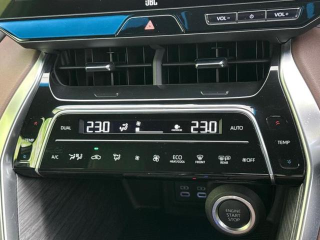ハリアー Ｚレザーパッケージ　パノラマルーフ／純正エアロ／ＪＢＬ／ディスプレイオーディオ＋ナビ１２．３インチ／デジタルインナーミラー／トヨタセーフティセンス／エアーシート　前席／車線逸脱防止支援システム／シート　フルレザー（34枚目）
