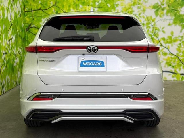 ハリアー Ｚレザーパッケージ　パノラマルーフ／純正エアロ／ＪＢＬ／ディスプレイオーディオ＋ナビ１２．３インチ／デジタルインナーミラー／トヨタセーフティセンス／エアーシート　前席／車線逸脱防止支援システム／シート　フルレザー（56枚目）