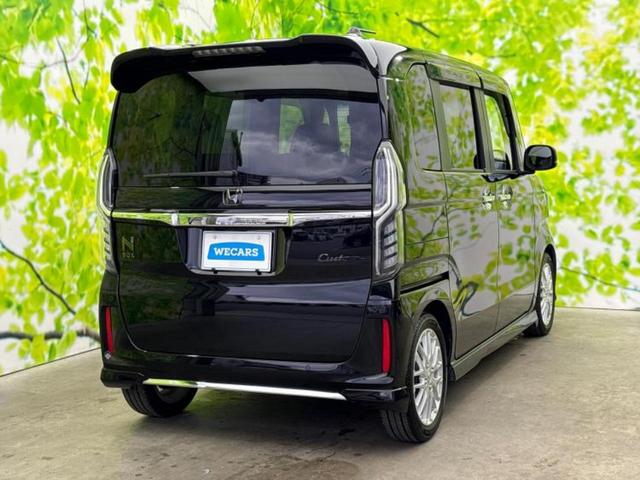 Ｎ－ＢＯＸカスタム ＥＸ・ターボ　保証書／純正　ＳＤナビ／衝突安全装置／両側電動スライドドア／シートヒーター／車線逸脱防止支援システム／シート　ハーフレザー／ヘッドランプ　ＬＥＤ／ＵＳＢジャック／Ｂｌｕｅｔｏｏｔｈ接続　ターボ　禁煙車（3枚目）