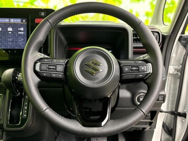 スペーシアカスタム ハイブリッドＸＳターボ　保証書／純正　９インチ　メモリーナビ／セーフティサポート（スズキ）／両側電動スライドドア／シートヒーター　前席／全方位モニター／車線逸脱防止支援システム／シート　ハーフレザー／ヘッドランプ　ＬＥＤ（14枚目）
