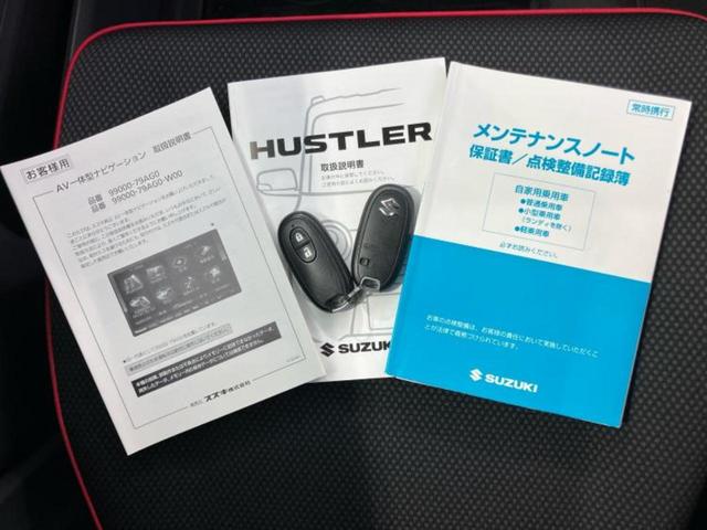 ハスラー Ｊスタイル　新品タイヤ／保証書／社外　ＳＤナビ／衝突安全装置／シートヒーター／ヘッドランプ　ＬＥＤ／ＥＢＤ付ＡＢＳ／横滑り防止装置／アイドリングストップ／フルセグＴＶ／エアバッグ　運転席／エアバッグ　助手席（35枚目）