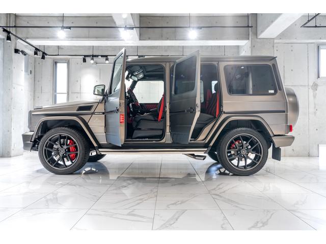 Ｇ６３　エクスクルーシブエディション　６３台限定　デジーノクラシックレッドインテリア　専用ボディカラーモンツァグレーマグノ　純正２１インチＡＷ　サンルーフ(5枚目)