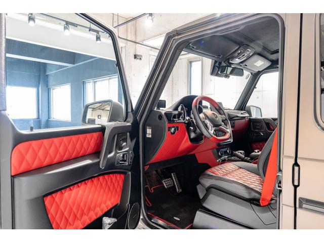 Ｇ６３　エクスクルーシブエディション　６３台限定　デジーノクラシックレッドインテリア　専用ボディカラーモンツァグレーマグノ　純正２１インチＡＷ　サンルーフ(16枚目)