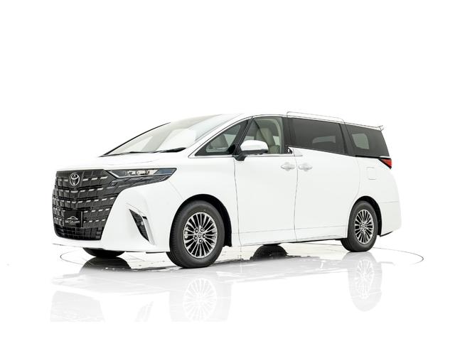 アルファードハイブリッド エグゼクティブラウンジ MC後モデル プレミアムナッパ本革(ニュートラルベージュ) ユニバーサルステップ 14インチリヤシートエンターテインメントシステム JBLプレミアムサウンド 純正ドライブレコーダー 17インチAW(3枚目)