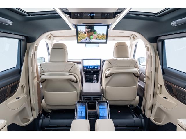 アルファードハイブリッド エグゼクティブラウンジ MC後モデル プレミアムナッパ本革(ニュートラルベージュ) ユニバーサルステップ 14インチリヤシートエンターテインメントシステム JBLプレミアムサウンド 純正ドライブレコーダー 17インチAW(40枚目)