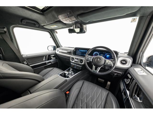Gクラス プロフェッショナルエディション 200台限定車 エクスクルーシブナッパレザーシート(ダイヤモンドステッチ入り) チェリーウッドラゲッジフロア ナイトPKGII ウッドインテリアトリム 純正ドライブレコーダー(23枚目)