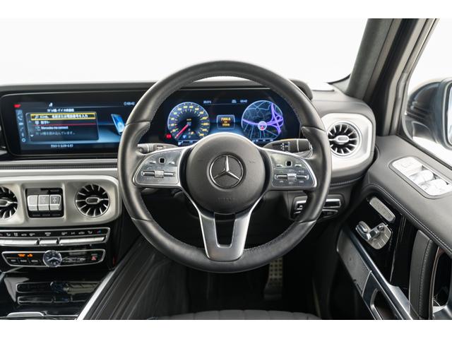 Gクラス プロフェッショナルエディション 200台限定車 エクスクルーシブナッパレザーシート(ダイヤモンドステッチ入り) チェリーウッドラゲッジフロア ナイトPKGII ウッドインテリアトリム 純正ドライブレコーダー(25枚目)