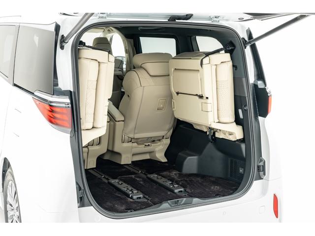 アルファードハイブリッド エグゼクティブラウンジ　ＭＣ後モデル　プレミアムナッパ本革（ニュートラルベージュ）　ユニバーサルステップ　寒冷地仕様　純正フロアマットセット　１４インチリヤシートエンターテインメントシステム　ＪＢＬプレミアムサウンドシステム（47枚目）