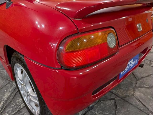 ビート ベースグレード　ユーザー様直接仕入　無限フルエアロ　リアウイング　タワーバー　ＴｅａｍＳｐａｒｃｏ１４インチアルミ　ＨＩＤライト　フォグランプ　シートカバー　ｍｏｍｏステアリング　レーダー探知機　実走行７．８万キロ台（26枚目）