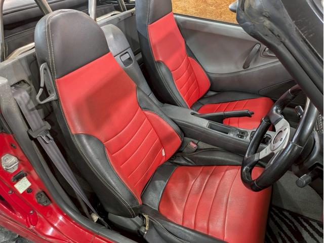 ビート ベースグレード　ユーザー様直接仕入　無限フルエアロ　リアウイング　タワーバー　ＴｅａｍＳｐａｒｃｏ１４インチアルミ　ＨＩＤライト　フォグランプ　シートカバー　ｍｏｍｏステアリング　レーダー探知機　実走行７．８万キロ台（51枚目）