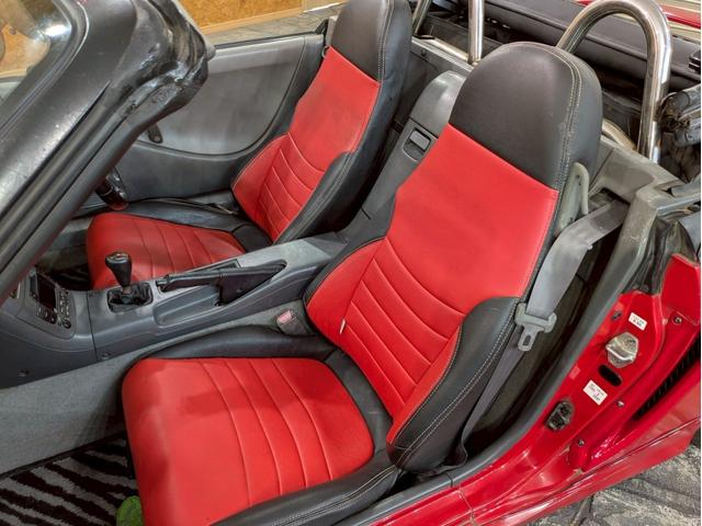 ビート ベースグレード　ユーザー様直接仕入　無限フルエアロ　リアウイング　タワーバー　ＴｅａｍＳｐａｒｃｏ１４インチアルミ　ＨＩＤライト　フォグランプ　シートカバー　ｍｏｍｏステアリング　レーダー探知機　実走行７．８万キロ台（54枚目）