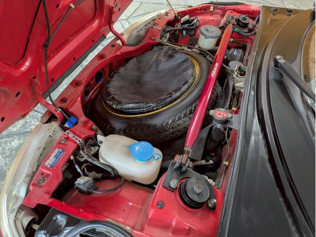 ビート ベースグレード　ユーザー様直接仕入　無限フルエアロ　リアウイング　タワーバー　ＴｅａｍＳｐａｒｃｏ１４インチアルミ　ＨＩＤライト　フォグランプ　シートカバー　ｍｏｍｏステアリング　レーダー探知機　実走行７．８万キロ台（56枚目）