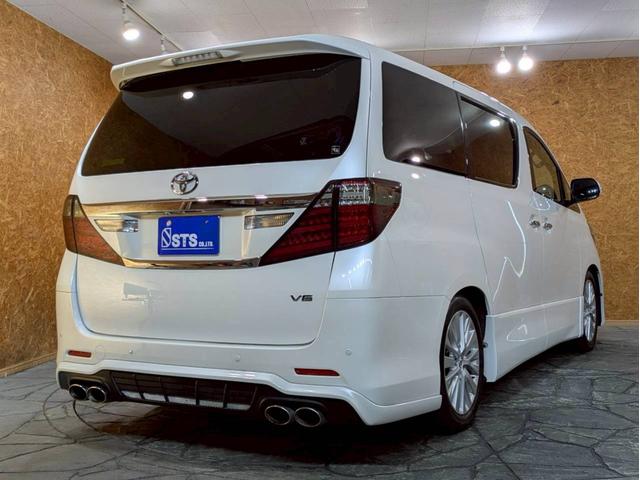 アルファード ３５０Ｓ　Ｃパッケージ　ツインムーンルーフ　社外リアバンパー・４本出しマフラー　ＨＫＳ車高調　両側パワスラ　パワーバックドア　アルパインナビ　ＤＴＶ　リアカメラ　フリップダウン　純正ＡＷ　レザーシート　シートヒーター　ＥＴＣ（14枚目）