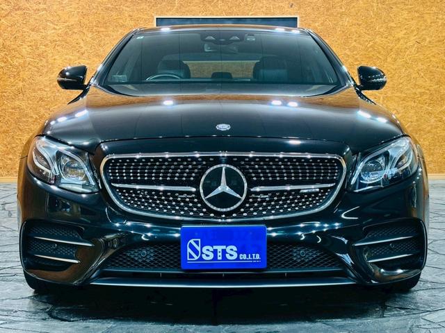Ｅクラス Ｅ４３　４マチック　パノラミックスライディングルーフ　レーダーセーフティ　純正２０インチＡＷ　パワートランクリッド　純正ナビ　フルセグＴＶ　ＢＴ接続　アラウンドビュー　ナッパ黒革シート　ブルメスターサウンド　ＥＴＣ車載器（7枚目）
