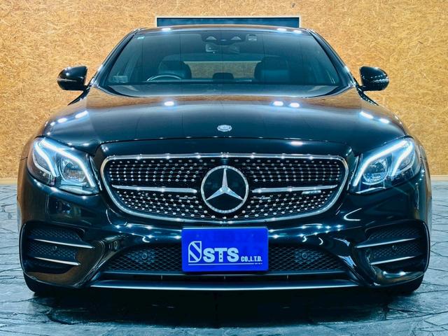 Ｅクラス Ｅ４３　４マチック　パノラミックスライディングルーフ　レーダーセーフティ　純正２０インチＡＷ　パワートランクリッド　純正ナビ　フルセグＴＶ　ＢＴ接続　アラウンドビュー　ナッパ黒革シート　ブルメスターサウンド　ＥＴＣ車載器（8枚目）