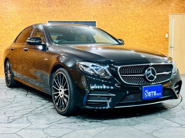 Ｅクラス Ｅ４３　４マチック　パノラミックスライディングルーフ　レーダーセーフティ　純正２０インチＡＷ　パワートランクリッド　純正ナビ　フルセグＴＶ　ＢＴ接続　アラウンドビュー　ナッパ黒革シート　ブルメスターサウンド　ＥＴＣ車載器（12枚目）