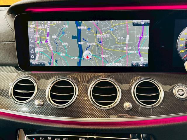 Ｅクラス Ｅ４３　４マチック　パノラミックスライディングルーフ　レーダーセーフティ　純正２０インチＡＷ　パワートランクリッド　純正ナビ　フルセグＴＶ　ＢＴ接続　アラウンドビュー　ナッパ黒革シート　ブルメスターサウンド　ＥＴＣ車載器（36枚目）
