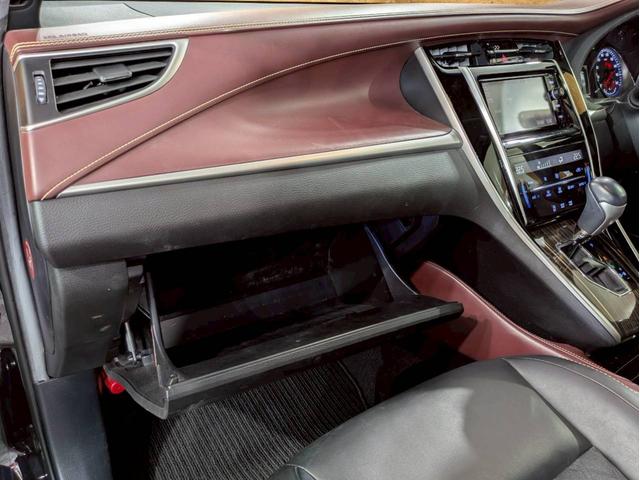 ハリアー エレガンス ワンオーナー プレミアム18インチアルミ LEDライト フォグ 純正ナビ フルセグTV Bluetooth バックカメラ フリップダウンモニター ハーフレザーシート パワーシート スマートキー ETC(45枚目)