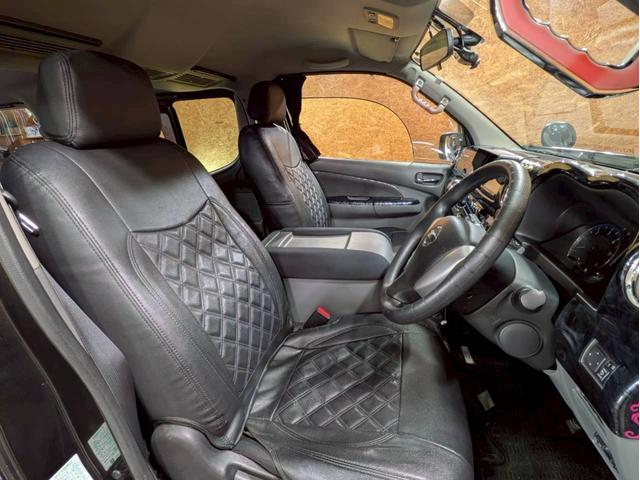 NV350キャラバンバン ロングプレミアムGXターボ 社外フロントグリル 社外17インチアルミ 社外ドアバイザー 低床ロング 両側スライドドア 社外ナビ デジタルTV Bluetooth バックモニター HIDヘッドライト ドラレコ スマートキー ETC(48枚目)