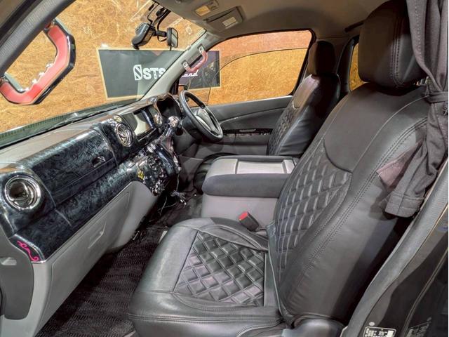 NV350キャラバンバン ロングプレミアムGXターボ 社外フロントグリル 社外17インチアルミ 社外ドアバイザー 低床ロング 両側スライドドア 社外ナビ デジタルTV Bluetooth バックモニター HIDヘッドライト ドラレコ スマートキー ETC(50枚目)
