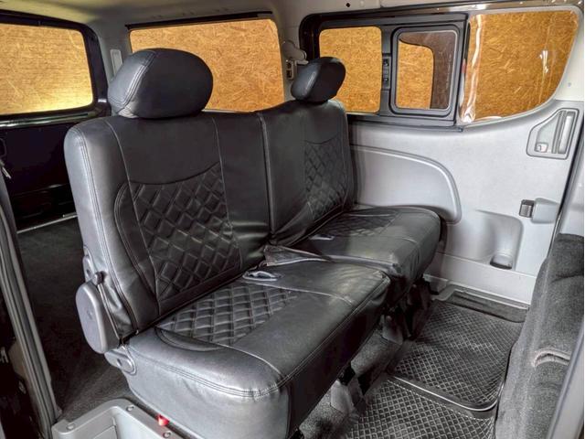 NV350キャラバンバン ロングプレミアムGXターボ 社外フロントグリル 社外17インチアルミ 社外ドアバイザー 低床ロング 両側スライドドア 社外ナビ デジタルTV Bluetooth バックモニター HIDヘッドライト ドラレコ スマートキー ETC(54枚目)