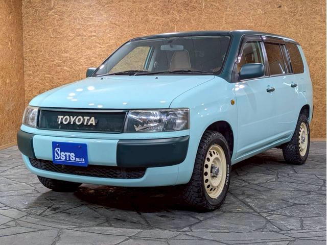 プロボックスバン GL リフトアップ TOYOTAロゴグリル ベージュホイールM/Tタイヤ LEDヘッドライト 社外ナビ フルセグTV Bluetooth 社外ハンドル シートカバー AC100V リモコンキー ETC車載器(19枚目)