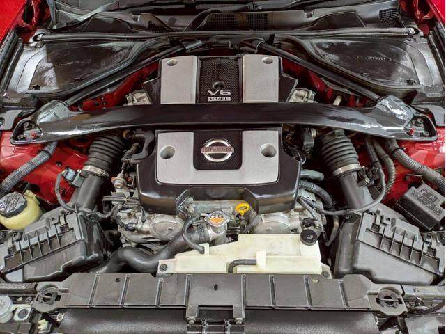フェアレディZ バージョンS 6速MT V6/3.7L 336PS 社外ナビ デジタルTV BT接続 ケンウッドオーディオ HIDヘッドライト 純正19インチAW 前後ドラレコ プッシュスタート インテリジェントキー ETC車載器(54枚目)