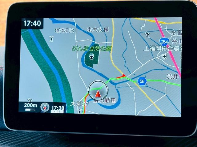 Ａクラス Ａ４５　４マチック　パナメリカーナグリル　ルーフスポイラ　ルーフラッピング　ＬＥＤライト　純正ＡＷ　純正ナビ　フルセグＴＶ　ＢＴ接続　バックカメラ　革シート　パワーシート　シートヒーター　ＢＳＭ　ＳＵＰＥＲＣＡＴ　ＥＴＣ（55枚目）