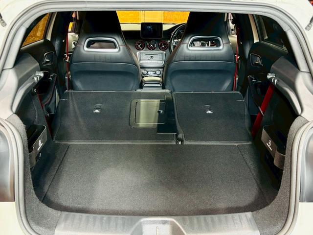 Ａクラス Ａ４５　４マチック　パナメリカーナグリル　ルーフスポイラ　ルーフラッピング　ＬＥＤライト　純正ＡＷ　純正ナビ　フルセグＴＶ　ＢＴ接続　バックカメラ　革シート　パワーシート　シートヒーター　ＢＳＭ　ＳＵＰＥＲＣＡＴ　ＥＴＣ（76枚目）