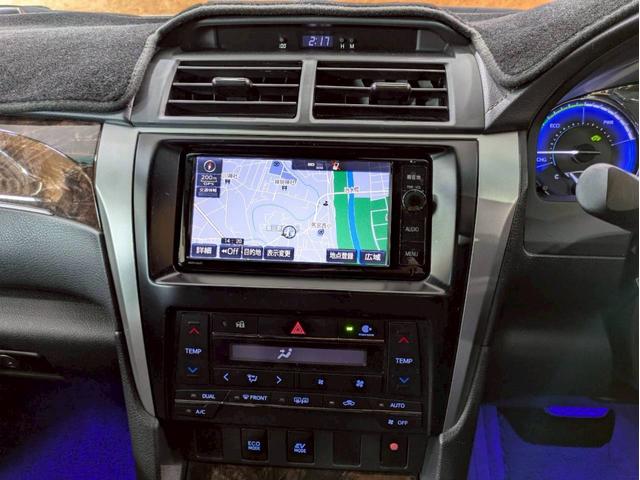 カムリ ハイブリッド　Ｇパッケージ・プレミアムブラック　フロントモデリスタ　ＢＬＩＴＺ車高調　ＷＯＲＫ１８インチＡＷ　ＬＥＤヘッドライト　純正ナビ　フルセグＴＶ　ＢＴ接続　バックモニター　ハーフレザー　パワーシート　プリクラッシュ　レーダークルーズ　ＥＴＣ（41枚目）