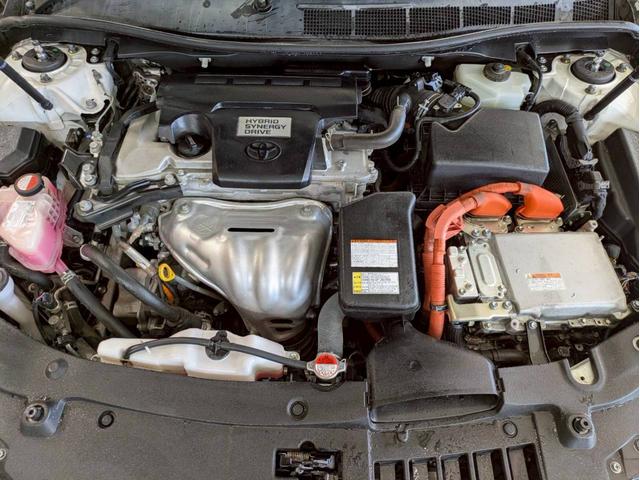 カムリ ハイブリッド　Ｇパッケージ・プレミアムブラック　フロントモデリスタ　ＢＬＩＴＺ車高調　ＷＯＲＫ１８インチＡＷ　ＬＥＤヘッドライト　純正ナビ　フルセグＴＶ　ＢＴ接続　バックモニター　ハーフレザー　パワーシート　プリクラッシュ　レーダークルーズ　ＥＴＣ（71枚目）