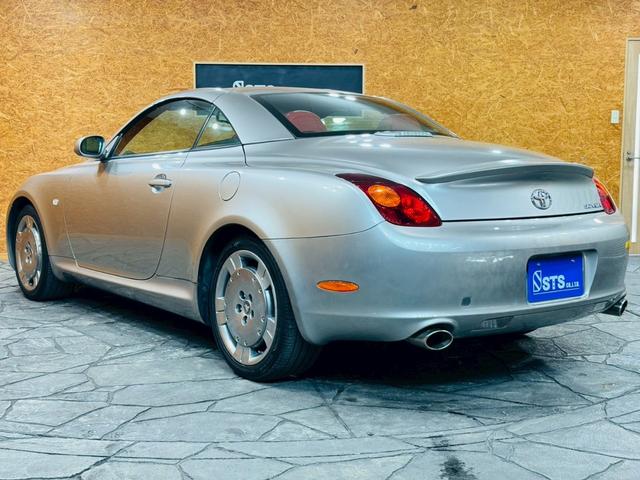 ソアラ 430SCV ノーブルカラーエディション ユーザー様直接仕入れ Tomsバンパー・タワーバー 2本出しマフラー 純正ナビ マークレビンソン 赤革シート メモリー付きパワーシート シートヒーター HIDライト 純正18AW ETC 電動オープン(21枚目)