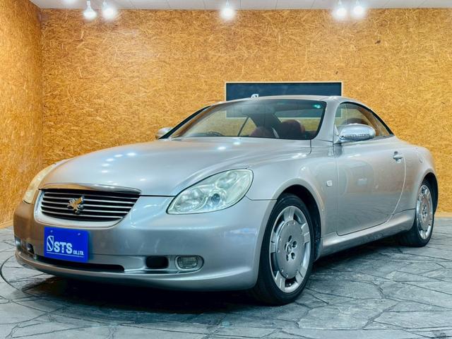 ソアラ 430SCV ノーブルカラーエディション ユーザー様直接仕入れ Tomsバンパー・タワーバー 2本出しマフラー 純正ナビ マークレビンソン 赤革シート メモリー付きパワーシート シートヒーター HIDライト 純正18AW ETC 電動オープン(25枚目)