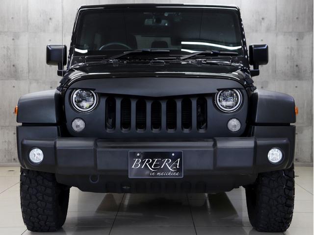 ジープ・ラングラーアンリミテッド スポーツ 4WD ブレラOGカスタム 新品社外AW&新品BFグッドリッチMTタイヤ 新品社外LEDリング付ヘッドライト 新品バッドフェイスグリル サイドカメラ ETC ドラレコ クルーズコントロール キーレス(6枚目)