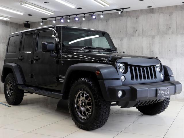 ジープ・ラングラーアンリミテッド スポーツ 4WD ブレラOGカスタム 新品社外AW&新品BFグッドリッチMTタイヤ 新品社外LEDリング付ヘッドライト 新品バッドフェイスグリル サイドカメラ ETC ドラレコ クルーズコントロール キーレス(42枚目)