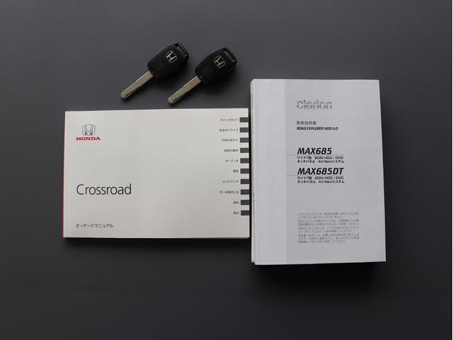 クロスロード 20X 7人乗り ブレラOGカスタム 新品社外アルミホイール 新品BFグッドリッチATタイヤ テールランプブラックアウト マットブラック塗り分け HDDナビ 地デジTV バックカメラ ETC キーレス(41枚目)