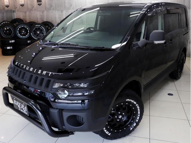 デリカD:5 G パワーパッケージ ブレラOGカスタム 新品社外AW 新品BFグッドリッチATタイヤ 新品ブルバー 新品リアラダー ヘッドライトプロテクター テールランプブラックアウト マットブラック塗り分け 両側電動ドア スマートキー(2枚目)